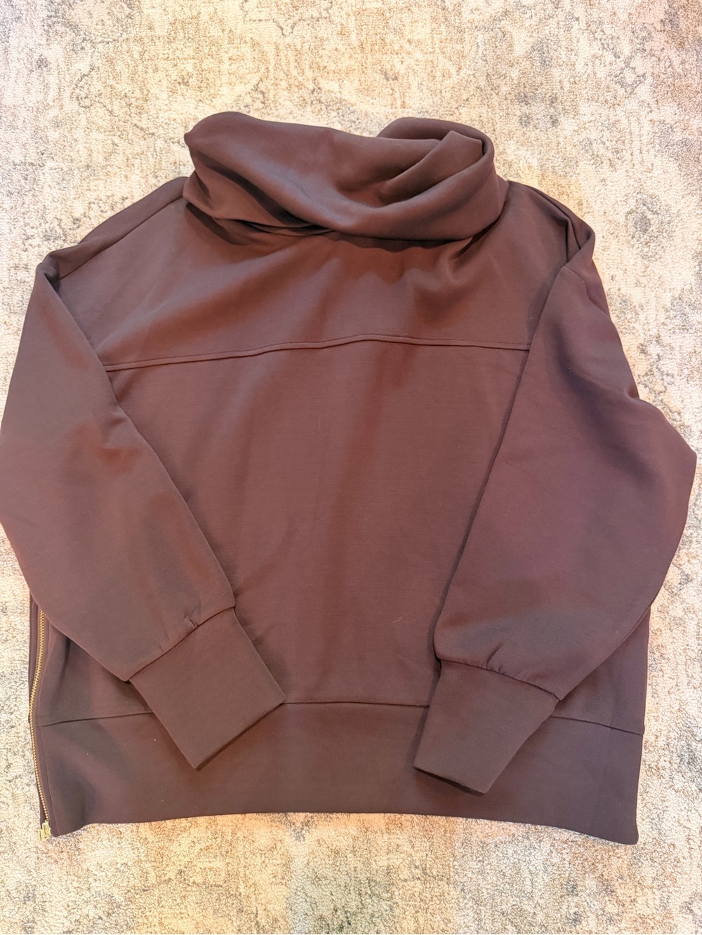 Varley Men's Turtleneck Pullover - Chocolate Brown